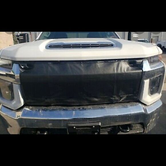 New OEM GM 2020 84774161 Winter Grille Cover Chevy Silverado 2500 3500 - Picture 3 of 5